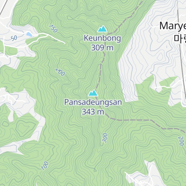 Map of Pansadeungsan