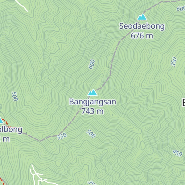 Map of Bangjangsan