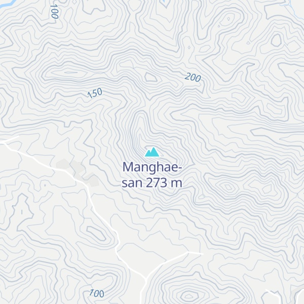 Map of Manghae-san