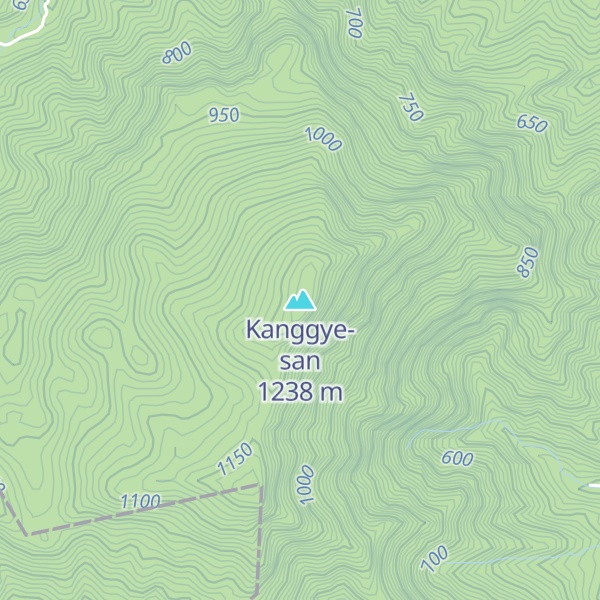 Map of Kanggye-san