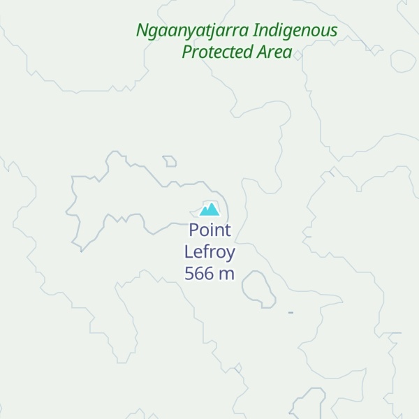 Map of Point Lefroy