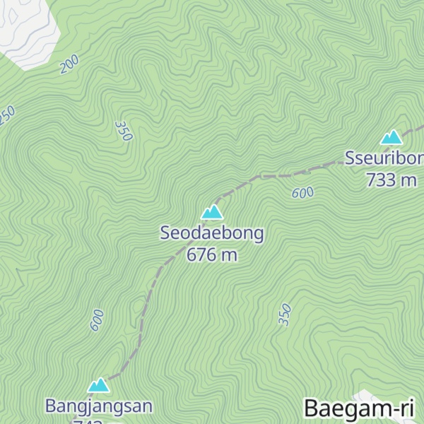 Map of Seodaebong