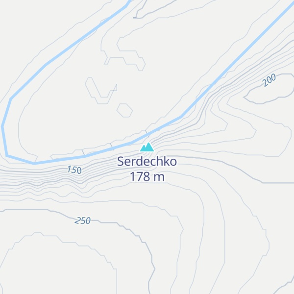 Map of Serdechko