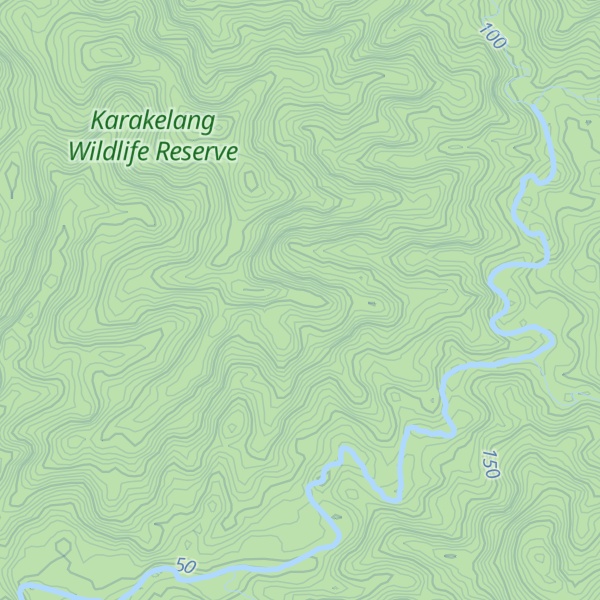 Map of Gunung Barawana
