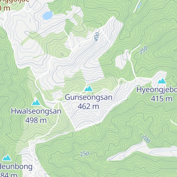 Map of Gunseongsan