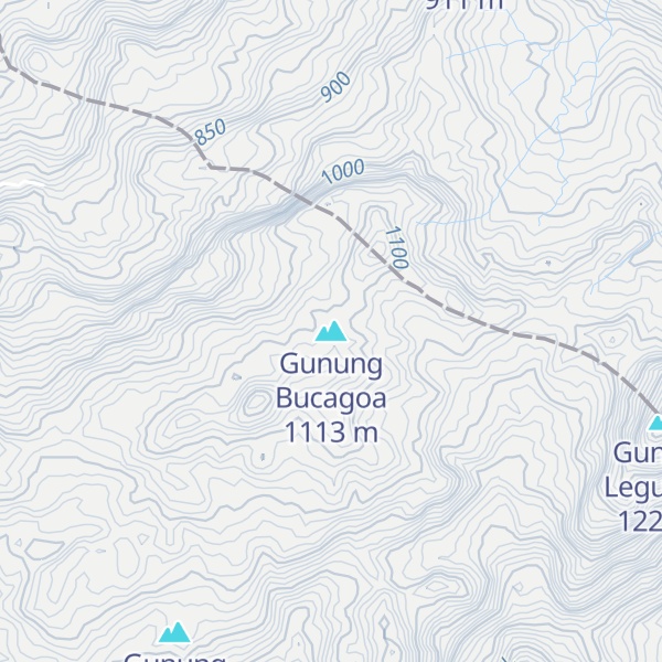Map of Gunung Bucagoa