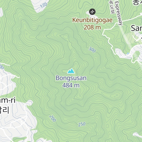 Map of Bongsusan