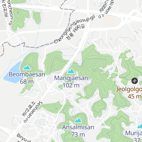 Map of Mangjaesan