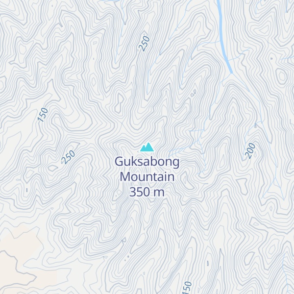 Map of Guksabong Mountain
