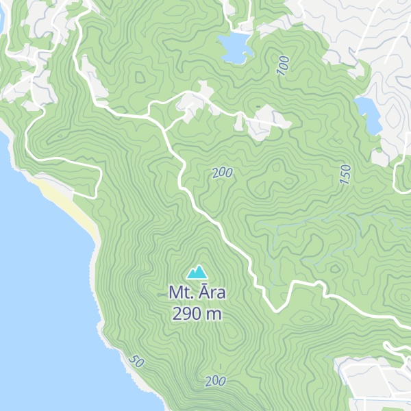 Map of Unishi-yama
