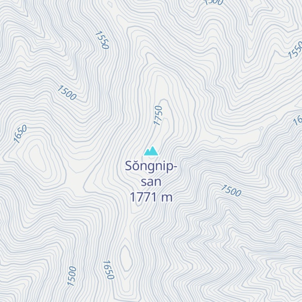 Map of Sŏngnip-san
