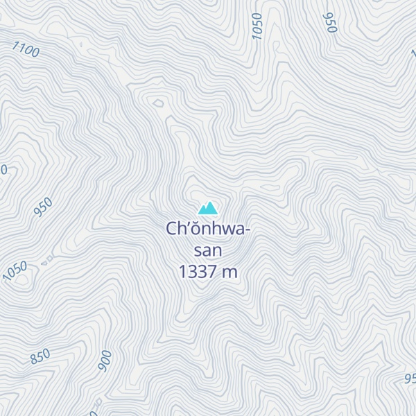 Map of Ch’ŏnhwa-san
