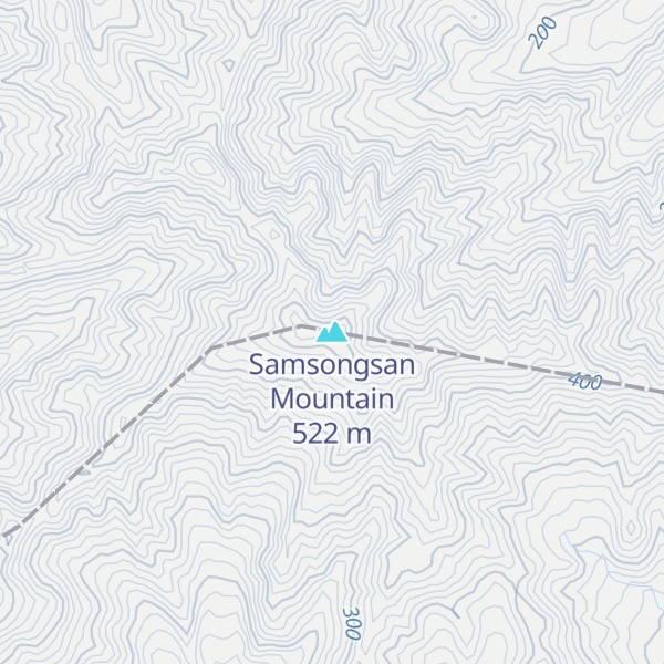 Map of Samsongsan Mountain