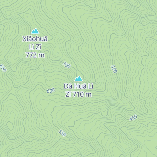 Map of Dà Huā Lì Zǐ