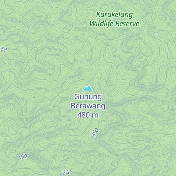 Map of Gunung Berawang