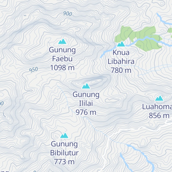 Map of Gunung Ililai