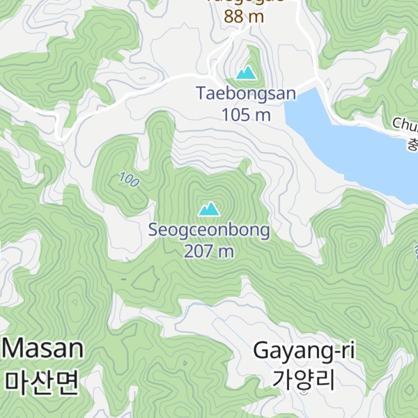 Map of Seogceonbong
