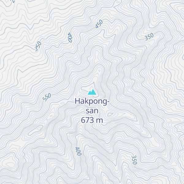 Map of Hakpong-san