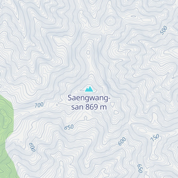Map of Saengwang-san