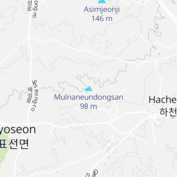 Map of Mulnaneundongsan