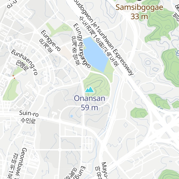 Map of Onansan