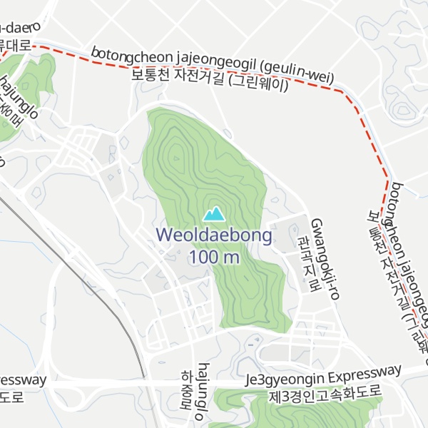 Map of Weoldaebong