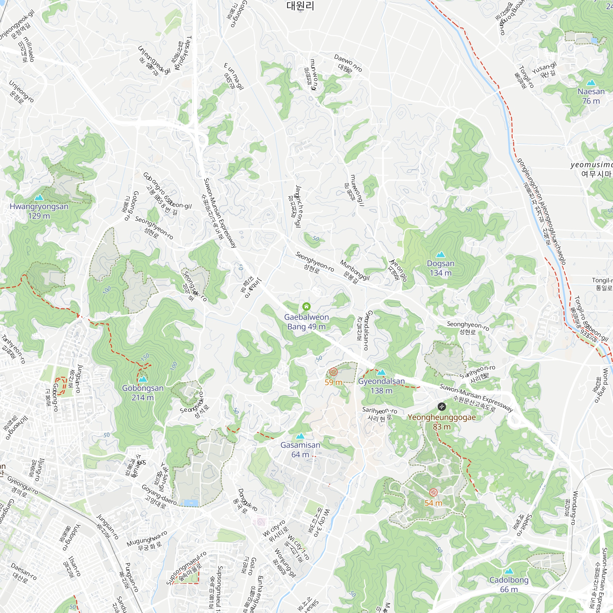 Gaebalweon Bang map