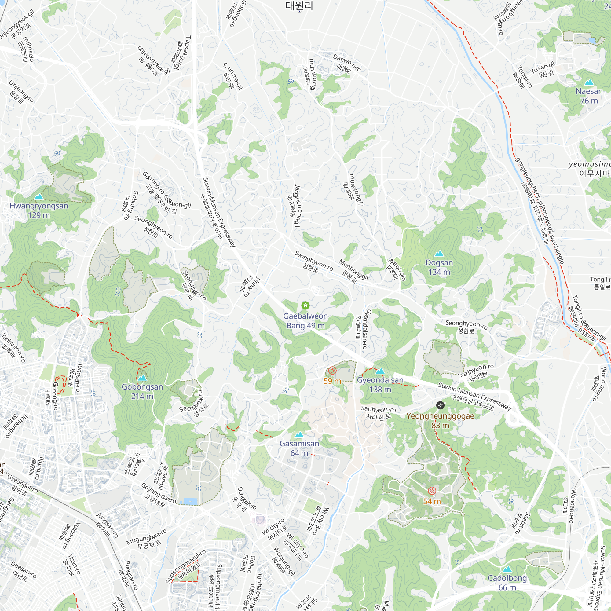 Gaebalweon Bang map