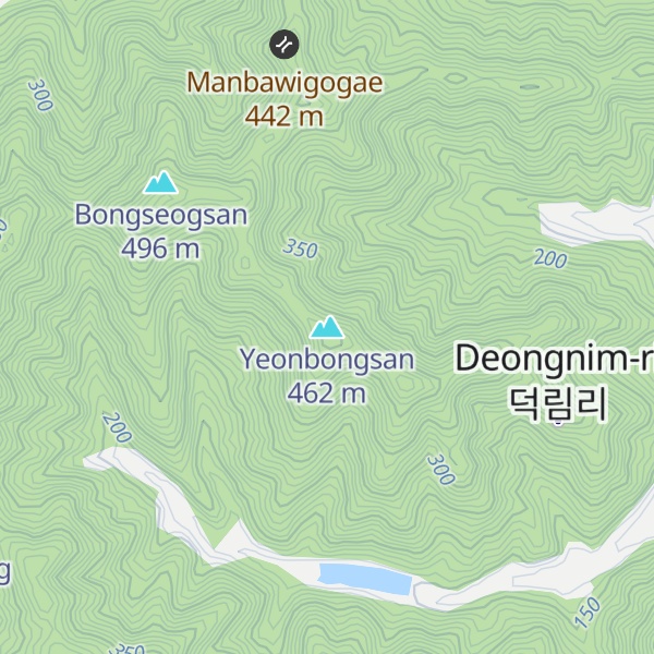 Map of Yeonbongsan