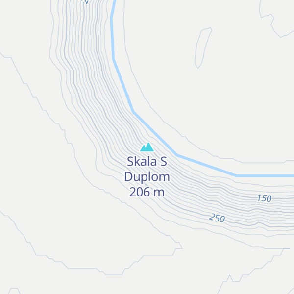 Map of Skala S Duplom