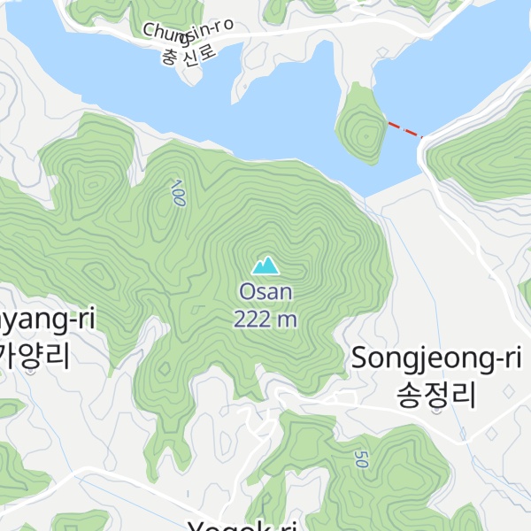 Map of Osan