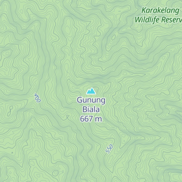 Map of Gunung Biala