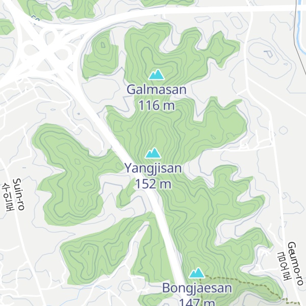 Map of Yangjisan
