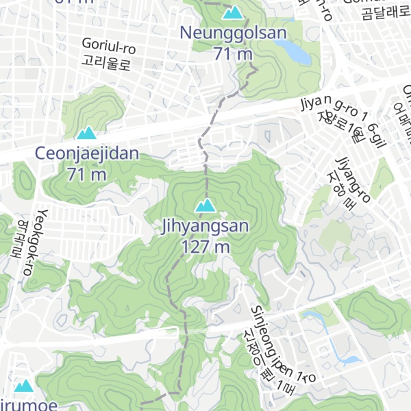 Map of Jihyangsan