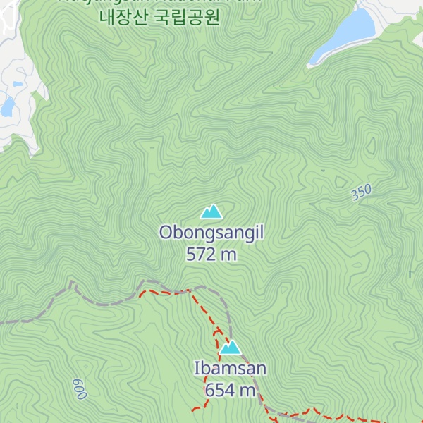 Map of Obongsangil