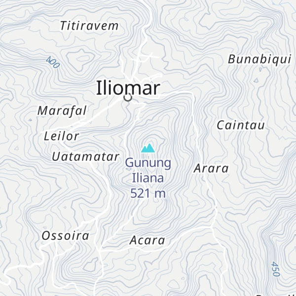 Map of Gunung Iliana