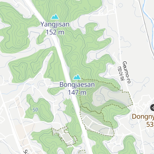 Map of Bongjaesan