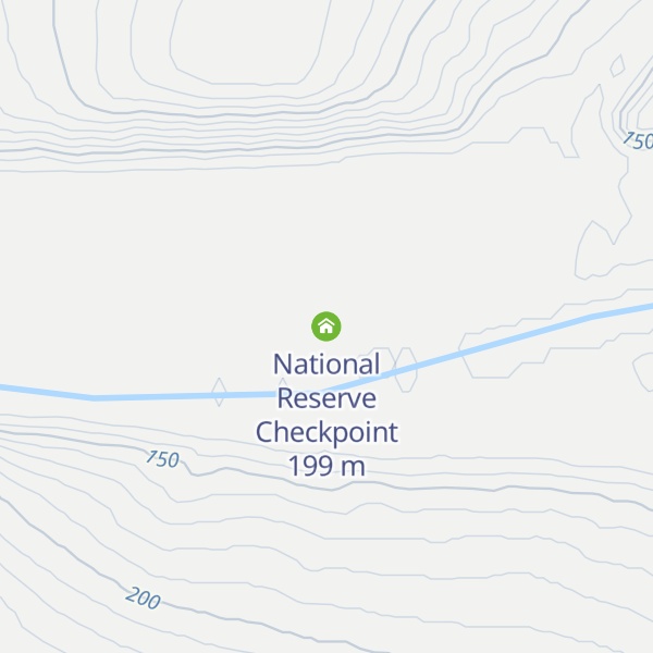 Map of National Reserve Checkpoint