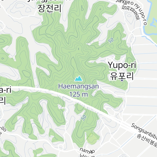Map of Haemangsan
