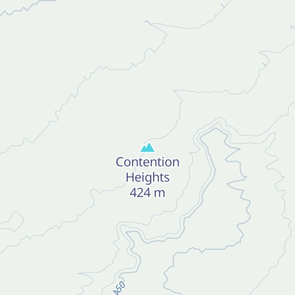 Map of Contention Heights