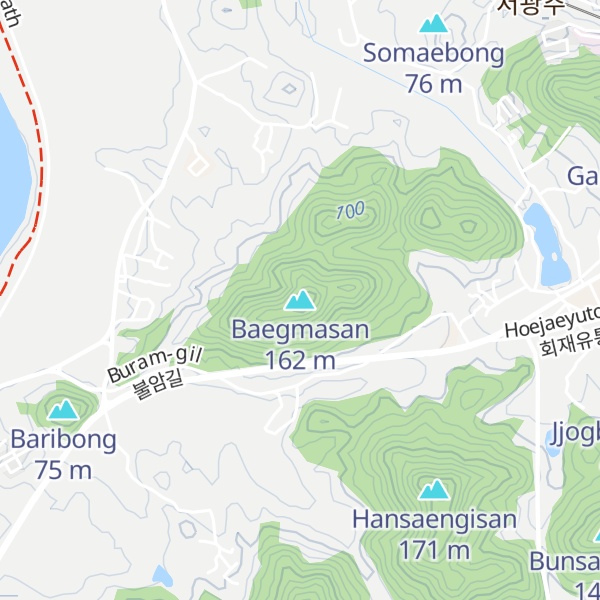 Map of Baegmasan