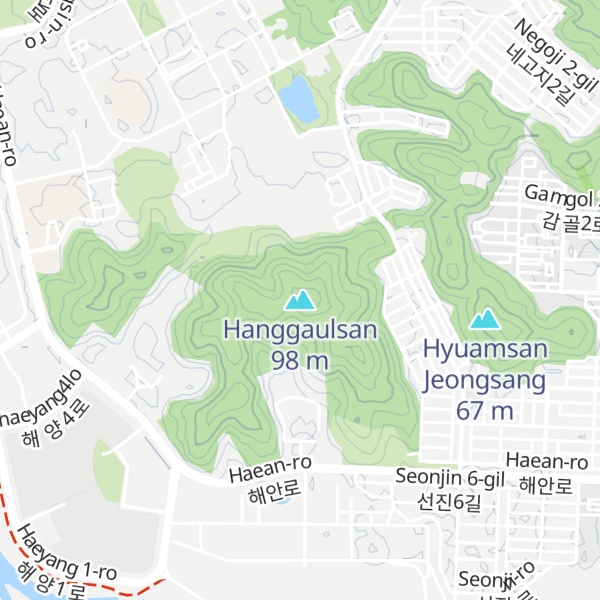 Map of Hanggaulsan
