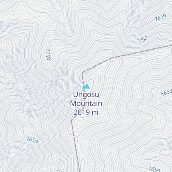 Map of Ungosu Mountain
