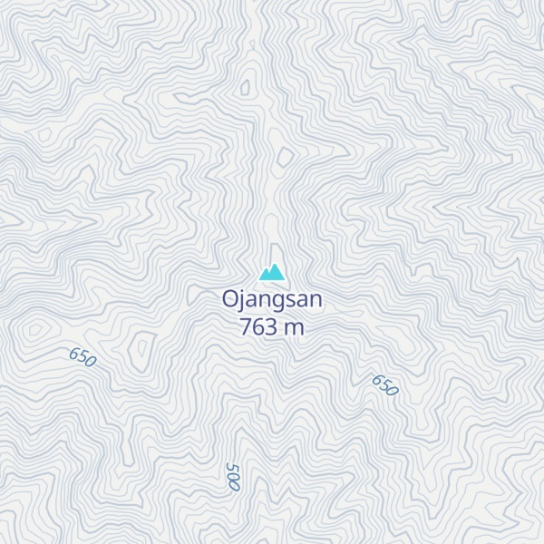 Map of Ojangsan