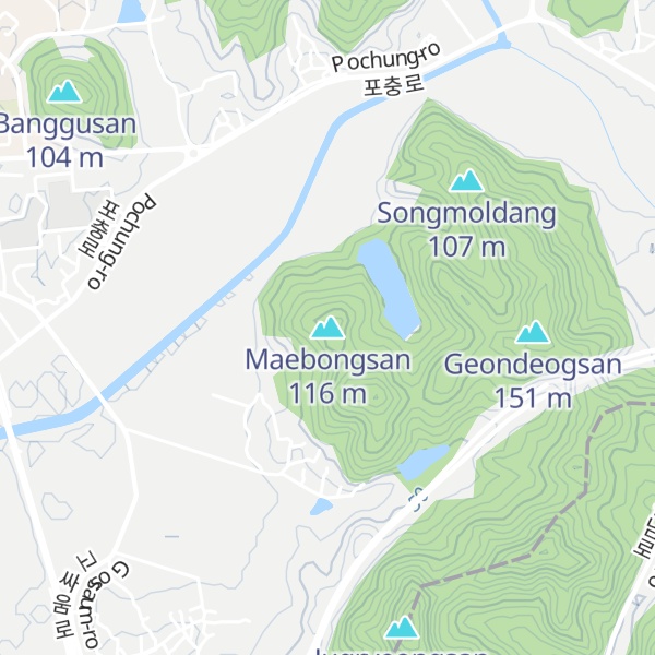 Map of Maebongsan
