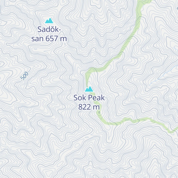 Map of Sok Peak