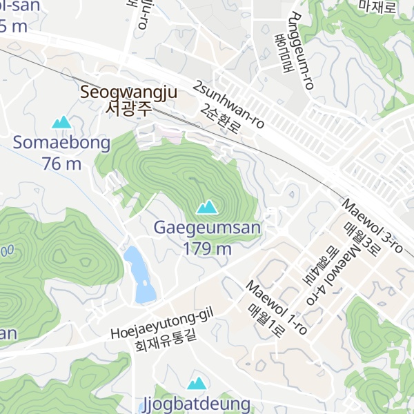 Map of Gaegeumsan