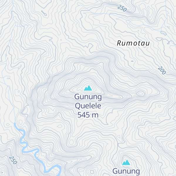 Map of Gunung Quelele