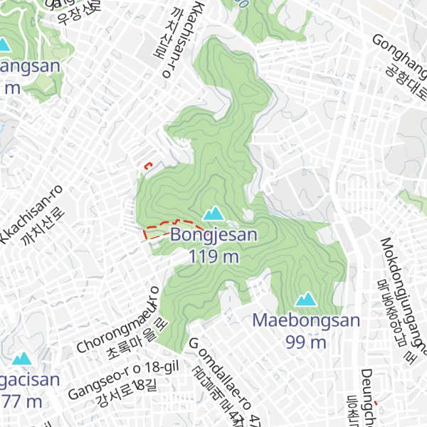 Map of Bongjesan