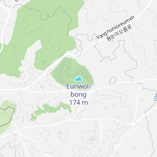 Map of Eunwol-bong